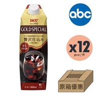 UCC 上島黃金特別版 (微糖) 咖啡1000ml x 12 [原箱] (4901201150333) 隨機包裝