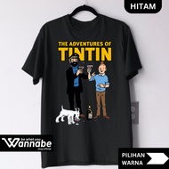 KAOS KOMIK T1NT1N 12 SIZE S - 7XL ADULT JUMBO BIGSIZE BIG SIZE PREMIUM & KAOS CHILDREN 2 - 13 YEARS