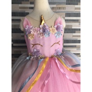 pink unicorn gown for 7th birthday