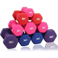 MOJEER Dumbbells [Set of 2: 1kg, 2kg, 3kg, 4kg, 5kg, 6kg, 8kg, 10kg] [Available in 4 colors]