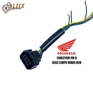 ORIGINAL 8 PIN CABLE SOCKET CABLE CONNECTOR 8 PIN CONNECTION LAMP BODY CABLE CONNECTION