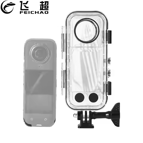 Tempered Glass/PC Dive Case For Insta360 X3 X4 40M Waterproof Housing Underwater Protector Fully Cov