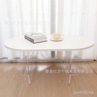 Transparent Transparent Simple Acrylic Small Apartment Small Size Suspension Creative Coffee Table H