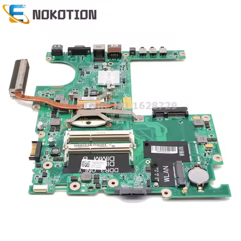 For Dell Studio 1558 CN-0G936P 0G936P DAFM9BMB6D0 Laptop Motherboard HM57 Free CPU + Heatsink intel 