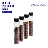Set of 4 Glass Tubes for Pesado Coffee Beans