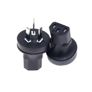 AU to IEC 320 C13 Power Converter Adaptor,AU 3 Pin Male to C13 Female Industrial Power Plug UPS/PDU Cabinet Socket 10A 250V