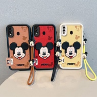 casing samsung a20 case samsung a30 case cartoon leather phone case for