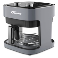 PowerPac Air Fryer 4.8L with Tempered Glass Basket (PPAF345)