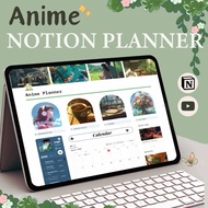 Anime Notion Life Planner - Notion Template, Notion Digital Planner, Anime Notion, All-in-One Notion