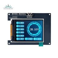 8S Battery Voltage Acquisition Display Total Voltage Acquisition Display for Li-Ion/LiFePO4/LTO Batt