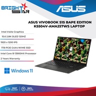 ASUS VIVOBOOK S 15 OLED BAPE Edition (K5504VA) (Intel I9 13900H | 16GB DDR5 | 1TB SSD | Intel Iris XE | 15.6" 2.8K OLED 120Hz | Ms Office)