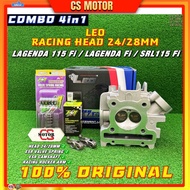 LEO RACING HEAD LAGENDA 115 Fi 24 28 LAGENDA Fi HEAD 24/28MM LAGENDA 115Z 115ZR HEAD SIZE 24/28MM MO