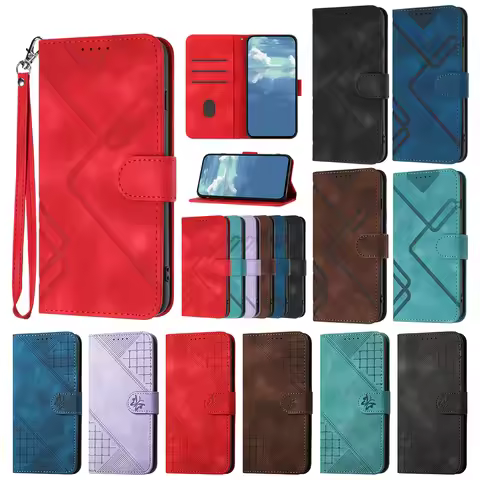 Luxury Leather Wallet Case for Moto G100S G100 G86 G85 G84 G77 G75 G73 G67 Power G52 G42 G32 G22 G13