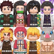 2025 Hot Toys WM6116  Demon Slayer Blade Building Blocks Mini Action Figure Accessories Halloween Ch