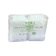 TOLI PP LUNCH BOX TPI-200 (100PCS)