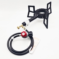 American Cast Iron Stove Fire Stove with Hose Pressure Regulating Valve Propane Courtyard Gas Stove 