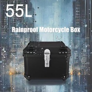 HNJ Top Box Motorcycle 36L/45L/55L Motor Large-Capacity Waterproof Kotak Motosikal Peti