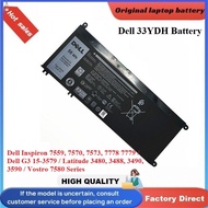 Dell 33YDH Battery Notebook Dell Inspiron 17 7778 7779 7577 / Latitude 3380 3490 3590 Series Laptop 