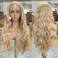 613 Mix Blonde Synthetic Lace Front Wig Long Body Wave Hair Lace Wigs For Women Ready To Wear Cospla