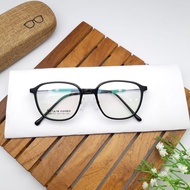 frame kacamata emiko 6137 (paket hemat) - hitam glosy