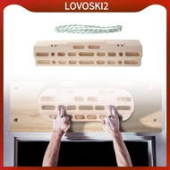 [LovoskiacMY] Rock Climbing Hanging Board Pull Ups Bouldering Gifts Workout Equipment Enhance Finger