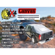 4x4 Sport Canvas Rear Cover FRONTIER HILUX VIGO REVO ROCCO RANGER DMAX TRITON BT50 NAVARA NP300 (Premium Quality)