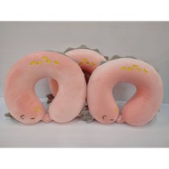GlobalHouse KOJI Dinosaur U-Shaped Neck Pillow Js6 Size 26x18x15.5 Cm.pink Good Quality Products Nec