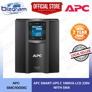 APC SMART-UPS C 1000VA LCD 230V WITH SMA