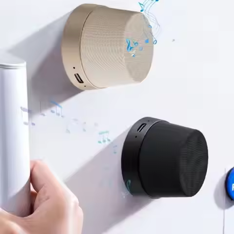 2 in 1 Mini Wireless Bluetooth Speaker Portable Wireless Magnetic Bluetooth Speaker Waterproof Long 