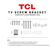 [TCL] Tv Screw for TV Bracket Holes VESA Wall Mount Skru for TV Hanging Holes