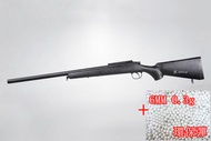 武SHOW BELL VSR 10 狙擊槍 手拉 空氣槍 黑 + 0.3g 環保彈 (MARUI規格BB槍BB彈玩具槍
