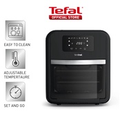 Tefal Easy Fry Healthy Air Fryer Oven &amp; Grill w/7 Accessories 11L 9-in-1 FW5018 – 8 Programmes 99% Less Fat Rotisserie Easy-to-Clean