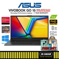 ASUS Vivobook Go 15 E1504FA-NJ256W - Ryzen 5 7520U  - AMD Radeon Graphics - 8GB RAM - 512GB SSD (1Yr