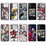 for OPPO A94 A95 A96 A98 A3 Pro A80 A79 NS65 Zenless Zone Zero Fashionable soft black phone case