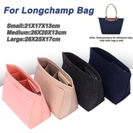 Purse Organizer Insert for Longchamp Le Pliage, Premium Felt For Long Champ Bag Handbag Women, Tote 