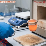 MSSUGYL Crucible Holder, High Temperature Tough Solid Structure Crucible Tongs, Heat Tough Tool Long