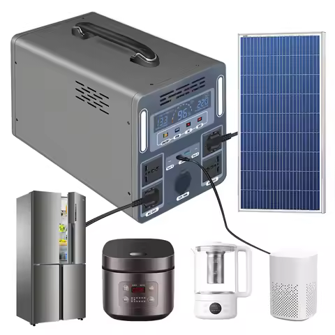 OEM Solar Generator Power Bank LiFePO4 Power Supply 1000W Portable Pure Sine Wave Power Station for 