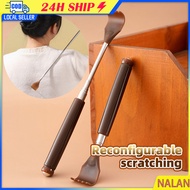 The Shop Is In Bangkok.16.5-51CM Back Scratcher Retractable Short And Long Stainless Steel Scrubber 