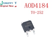 10PCS/Lot AOD4184 TO-252 D4184 AOD4184 D4184 MOSFET TO252 New IC
