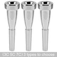 3C 5C 7C Silver Plated Metal Trumpet Mouthpiece