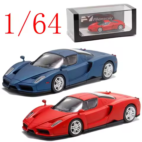 FY Diecast 1/64 Scale Ferrari Enzo Model Cars Alloy Ferrari Enzo Play Vehicles Toys for Boys Gift Or