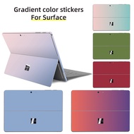 Discoloration Vinyl Sticker For Microsoft Surface Pro 12 12inch 2025 Back Cover Body Decal Skin Prot