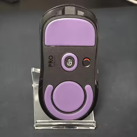 1 Set PTFE Anti-Collapse Arc-Edged Mouse Skate For G Pro X Superlight 1 Similar To Obsidian Air Purp