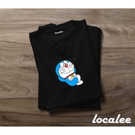 CHILL DORAEMON BLACK THIRT/ DORAEMON CARTOON SCREEN PRINTING T-SHIRT - DORAEMON BLACK TSHIRT/ DORAEM
