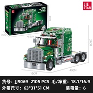Peterbilt 389 Truck Head Building Blocks Model DIY Assembly Bricks Toy JIE STAR JJ9069 ABS 800+ PCS