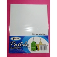 Short Size Vellum Board Paper White 200 GSM10 sheets (8.5 X 11 inches - Short bond paper Size)