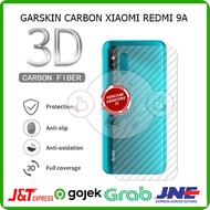 Skin Carbon Redmi 9A - Garskin Anti Gores Carbon Belakang Redmi 9A