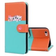 Fashion Cute Animals PU Leather Case for iPhone 6 6S Plus Flip Cover for iPhone6 iPhone6S Magnetic Buckle Wallet Casing Card Holder Stand