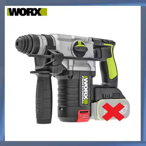 WORX WU388 Cordless Brushless Dual purpose Impact Drill for Drilling Concrete functional (Without ch