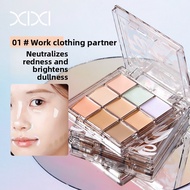 Xixi 9-Color Concealer Palette, Color Corrector for Dark Circles, Acne Marks, Spots, Blendable D888